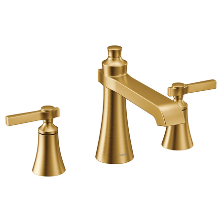MOEN Two-Handle Roman Tub Faucet Brushed Gold TS926BG
